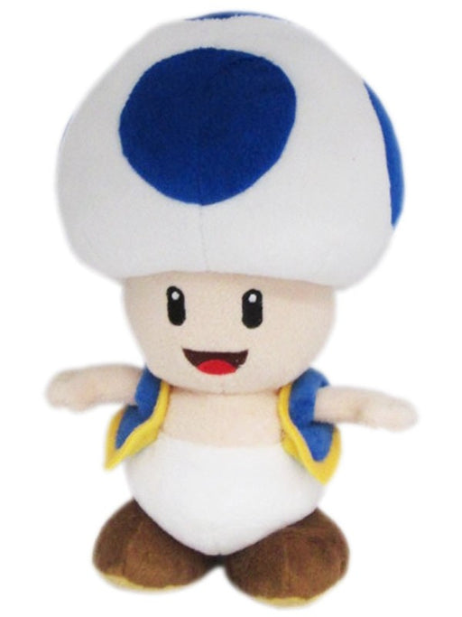 Toad -Blue - 8 Inch Plush Video Game Accessories Heroic Goods and Games   