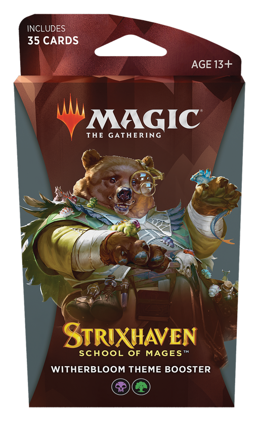 Magic the Gathering CCG: Strixhaven - School of Mages Theme Booster - Witherbloom CCG WIZARDS OF THE COAST, INC   