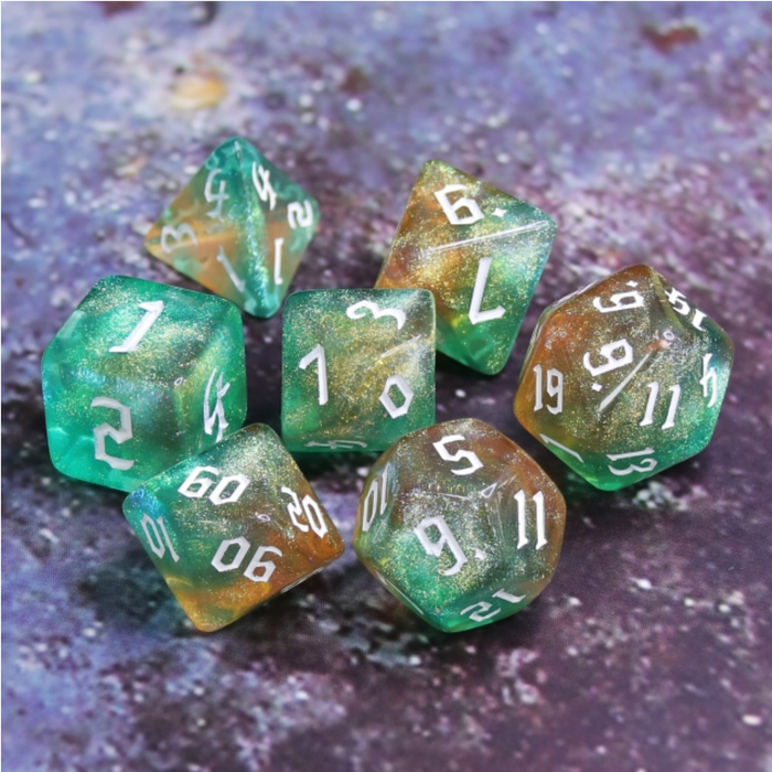 Tranquil World RPG Dice Set Accessories Foam Brain Games   
