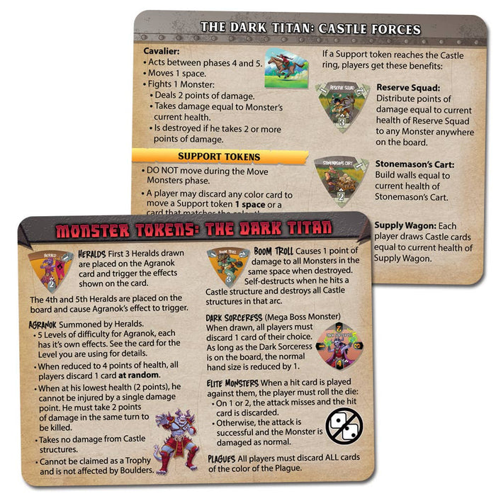 Castle Panic - The Dark Titan Expansion Board Games Fireside Games