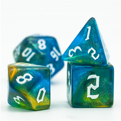 Nature Elemental RPG Dice Set Accessories Foam Brain Games