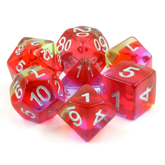 Pomegranate Blossom RPG Dice Set Accessories Foam Brain Games