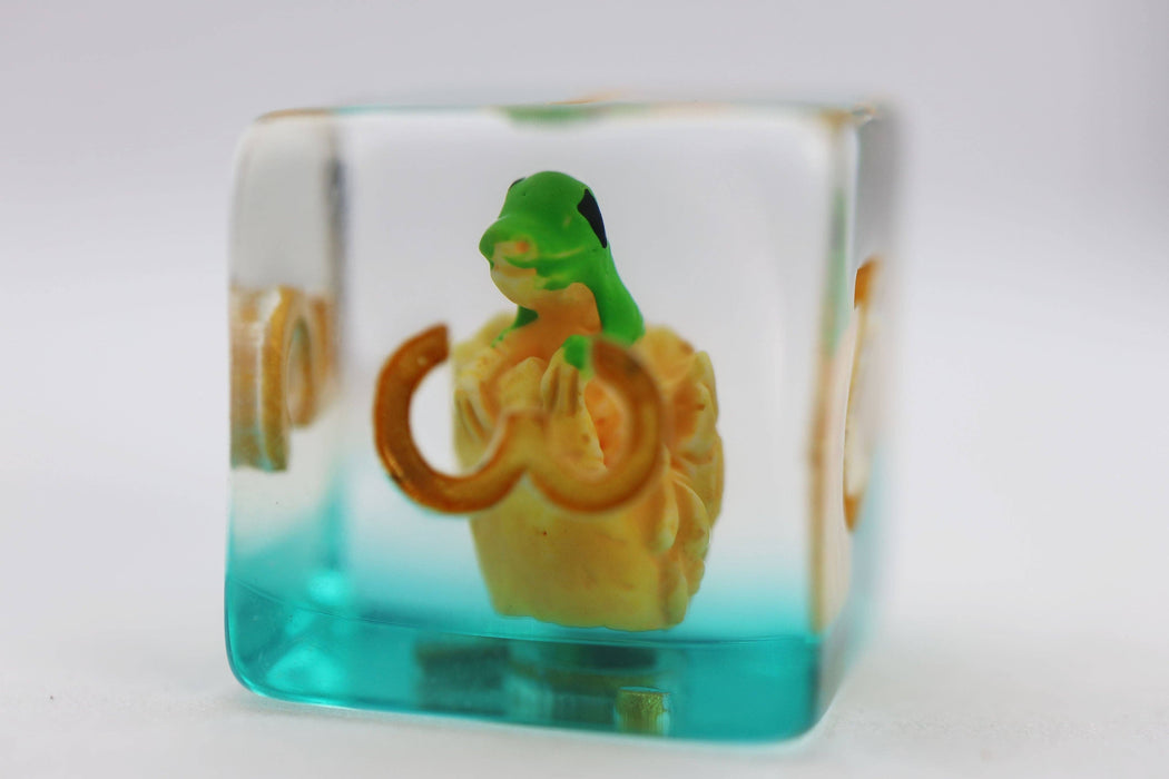 Green Dragon Hatchlings RPG Dice Set Accessories Foam Brain Games