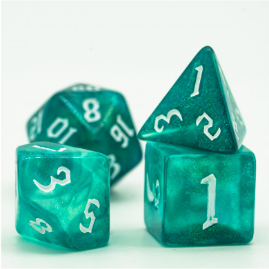 Ocean Elemental RPG Dice Set Accessories Foam Brain Games