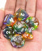 Translucent Rainbow RPG Dice Set Accessories Foam Brain Games