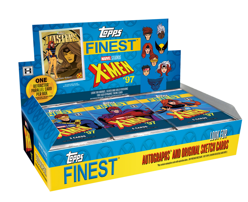 2025 Topps Finest - X-Men '97 Hobby Box Trading Cards Topps