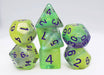 Luminescent Jellyfish RPG Dice Set Accessories Foam Brain Games