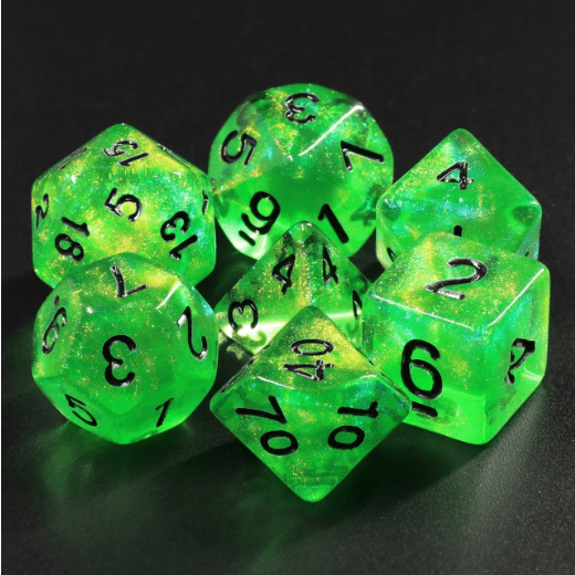 Emerald City RPG Dice Set Accessories Foam Brain Games