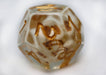 Skull and Gold Glitter RPG Dice Set Accessories Foam Brain Games   