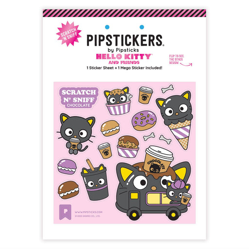 Chococat Chocolate Chariot Scratch 'n Sniff (2ct) Stickers Pipsticks