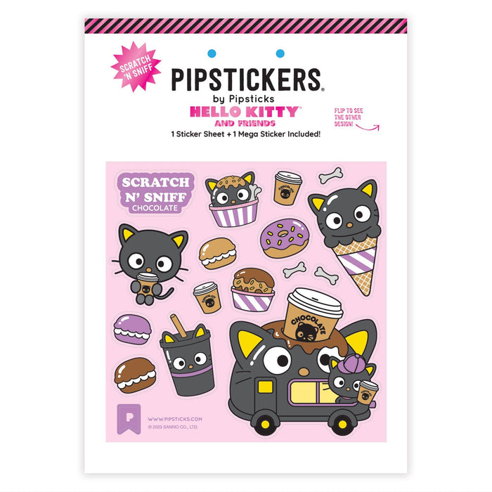 Chococat Chocolate Chariot Scratch 'n Sniff (2ct) Stickers Pipsticks