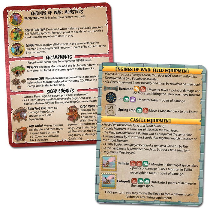 Castle Panic - Engines of War Board Game Expansion Board Games Fireside Games