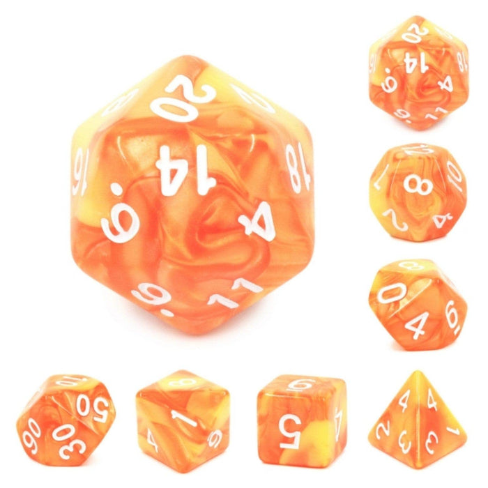 Lemon Sorbet RPG Dice Set Accessories Foam Brain Games