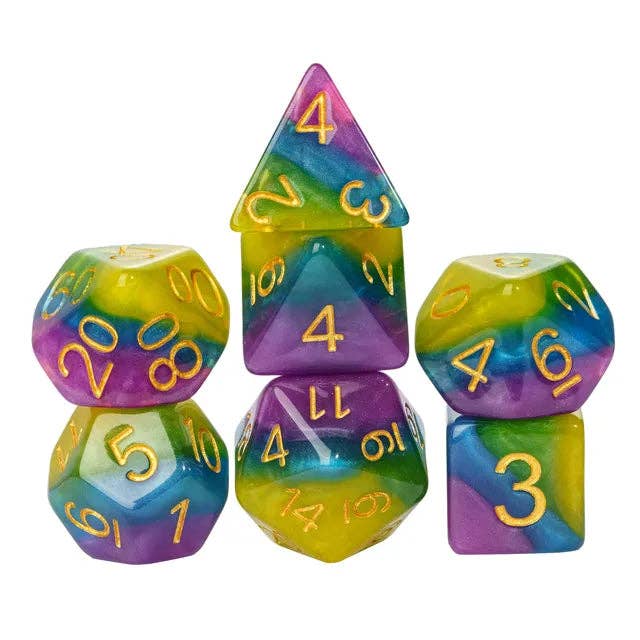 Rock Candy RPG Dice Set Accessories Foam Brain Games   