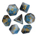 Denim Swirls RPG Dice Set Accessories Foam Brain Games