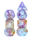 Amethyst Sunset RPG Dice Set Accessories Foam Brain Games   