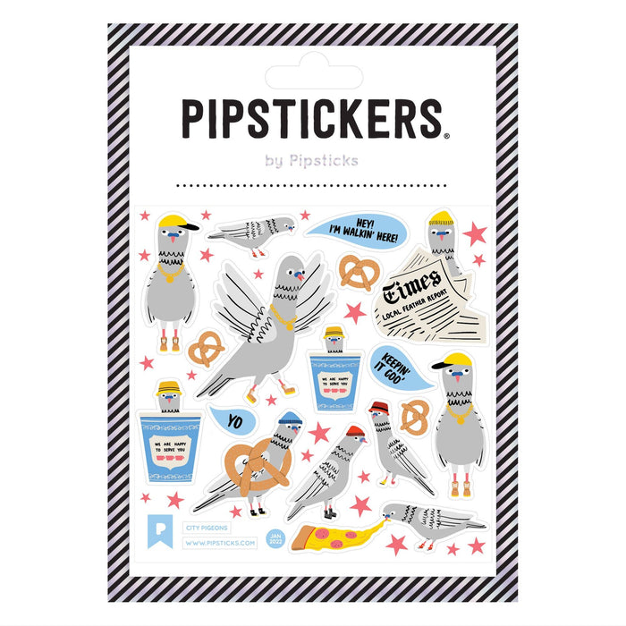 City Pigeons Stickers Gift Pipsticks