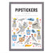 City Pigeons Stickers Gift Pipsticks