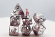 Pink Alpaca RPG Dice Set Accessories Foam Brain Games   