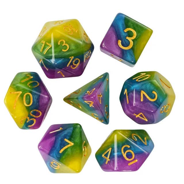 Rock Candy RPG Dice Set Accessories Foam Brain Games   