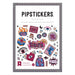 Glow-in-the-Dark Striking Scorpio Stickers Pipsticks
