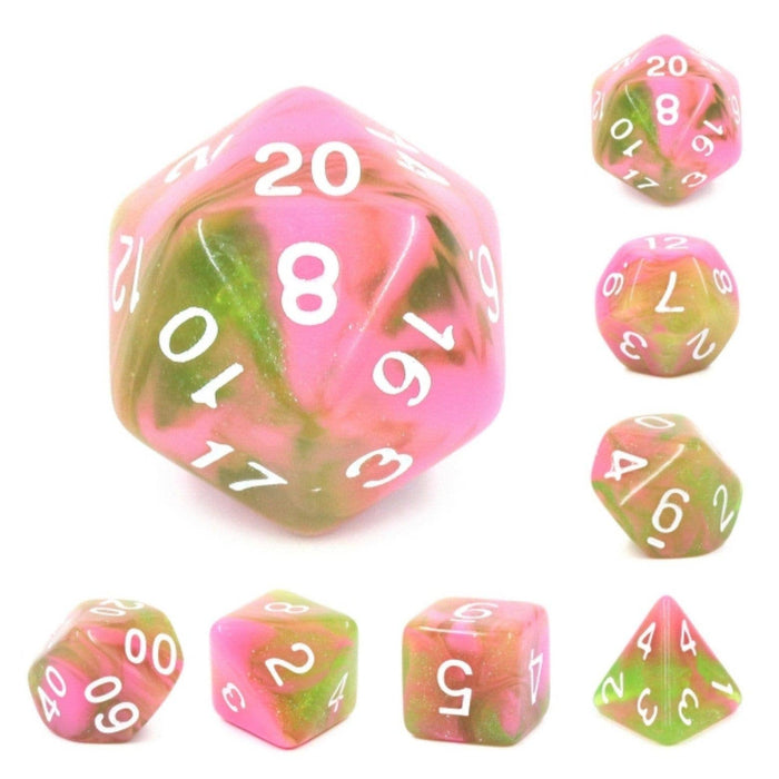 Apple Taffy RPG Dice Set Accessories Foam Brain   