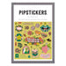 Glow-in-the-Dark Versatile Virgo Stickers Pipsticks