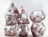 Pink Alpaca RPG Dice Set Accessories Foam Brain Games   