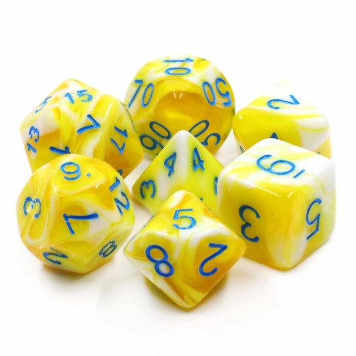Lemon Cream RPG Dice Set Accessories Foam Brain Games
