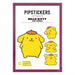 Fuzzy Pompompurin Stickers Pipsticks
