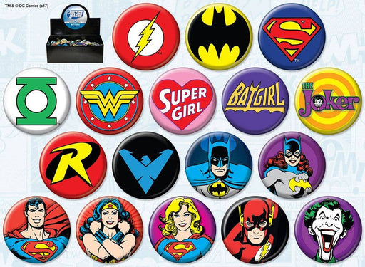 DC Comics Button Assortment Gift Ata-Boy