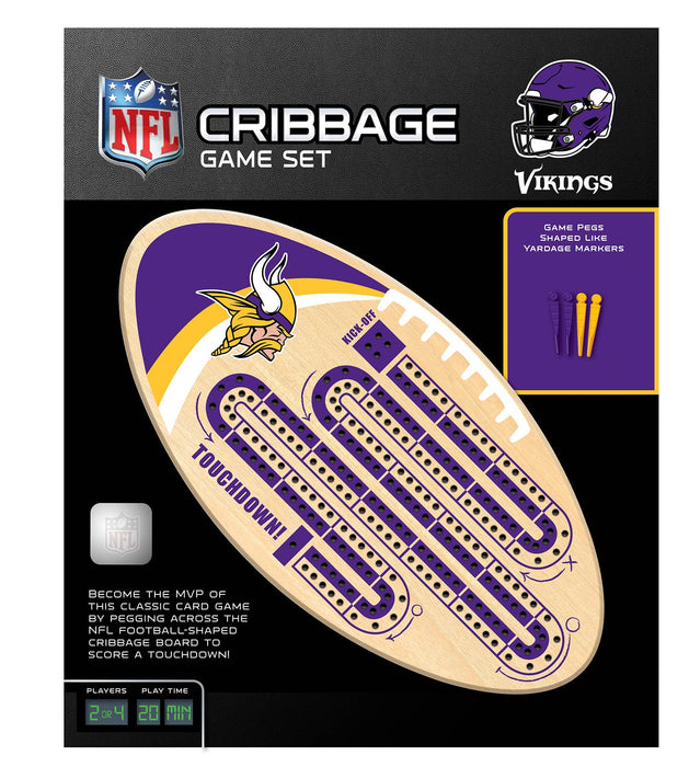 Minnesota Vikings Cribbage Board Games Masterpieces Puzzles