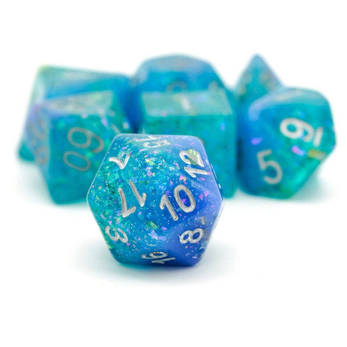 Blue & Green Seabed Treasure RPG Dice Set Accessories Foam Brain Games