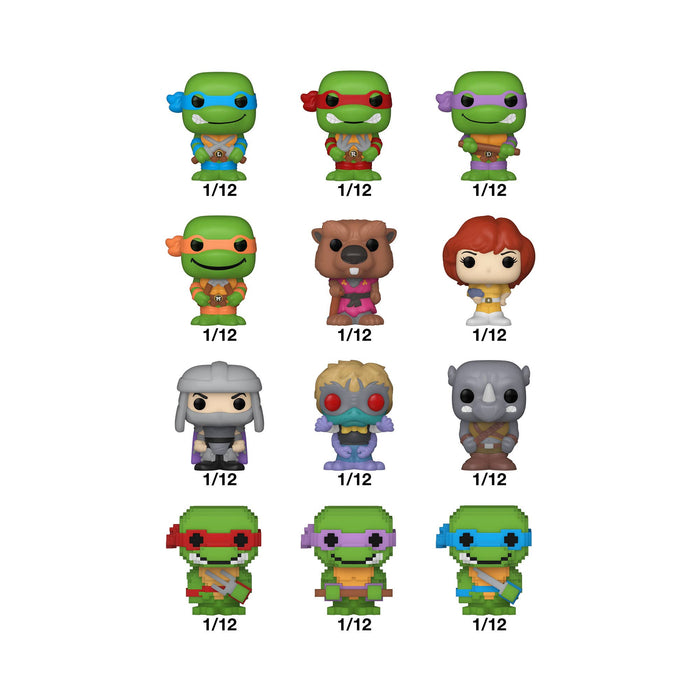 Funko Bitty POP! Singles: Teenage Mutant Ninja Turtles Gift Toysmith