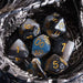 Denim Swirls RPG Dice Set Accessories Foam Brain Games