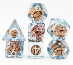 Basketball RPG Dice Set Accessories Foam Brain Games