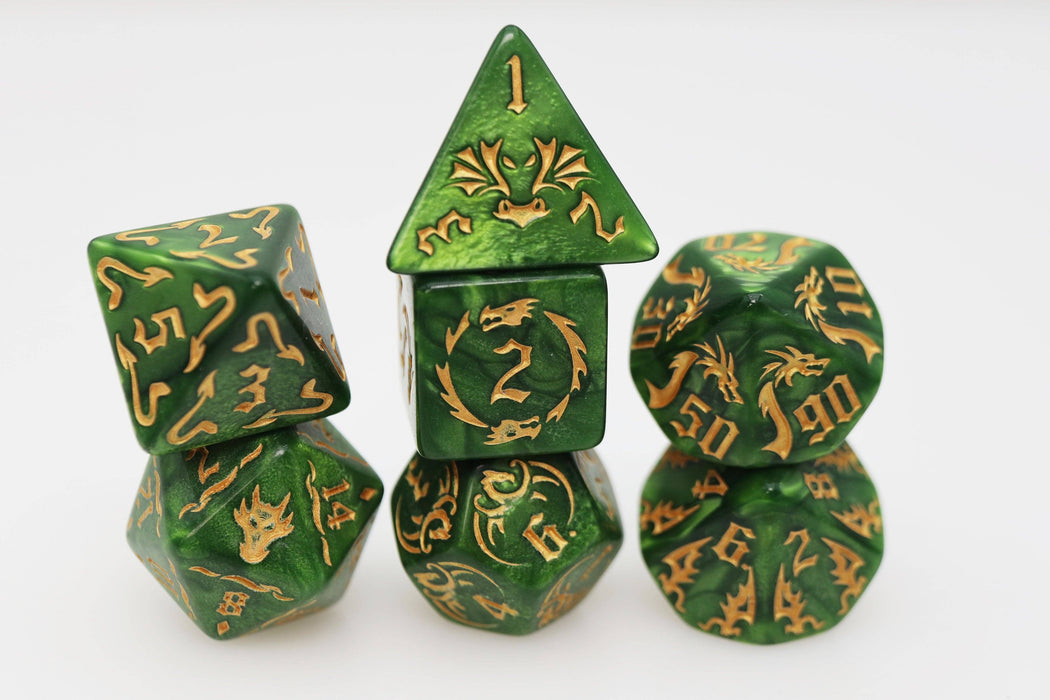 Drake's Flight: Growth RPG Dice Set Accessories Foam Brain Games