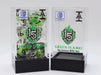 Acquisitions Inc Green Flame RPG Dice Set Accessories Foam Brain Games