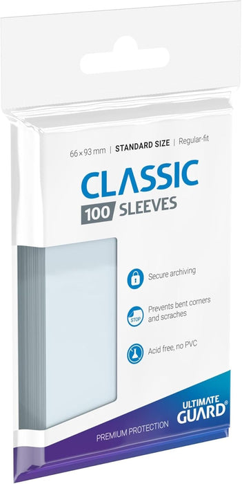 Ultimate Guard Soft Sleeves Standard Classic 100-Count Accessories ULTRA PRO INTERNATIONAL, LLC