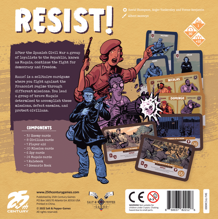 Resist! Board Games 25th Century Games   