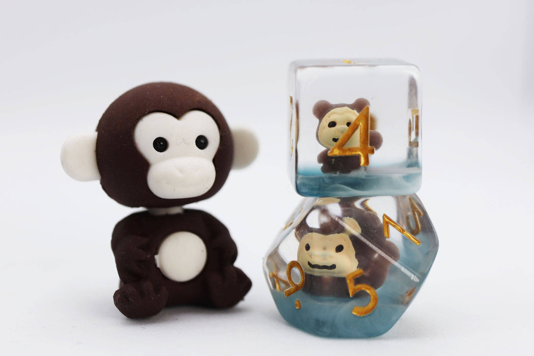 Mischievous Monkey RPG Dice Set Accessories Foam Brain Games