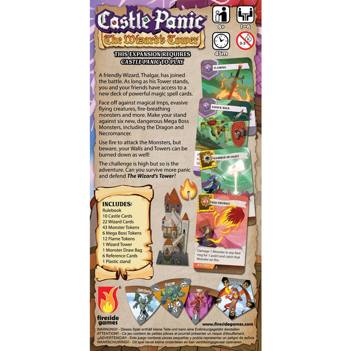 Castle Panic - The Wizard's Tower Expansion Board Games Fireside Games
