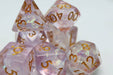 Sakura Petals RPG Dice Set Accessories Foam Brain Games