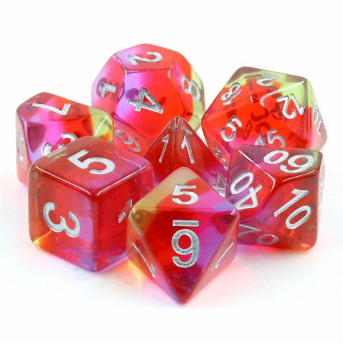 Pomegranate Blossom RPG Dice Set Accessories Foam Brain Games