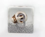 Skull and Silver Glitter RPG Dice Set Accessories Foam Brain Games   