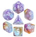 Amethyst Sunset RPG Dice Set Accessories Foam Brain Games   