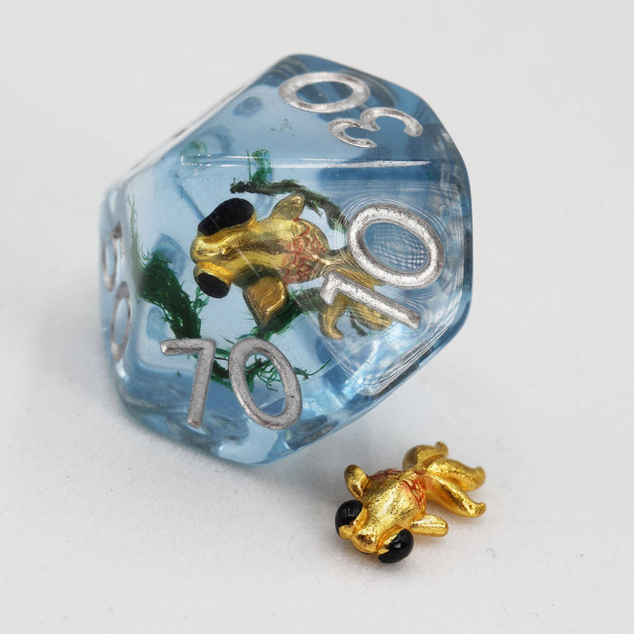 Goldfish RPG Dice Set Accessories Foam Brain   