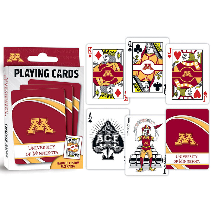 Minnesota Golden Gophers Playing Cards Board Games Masterpieces Puzzles