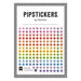 Emoji Rainbow Stickers Gift Pipsticks