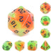 Glow in the Dark Mango RPG Dice Set Accessories Foam Brain   